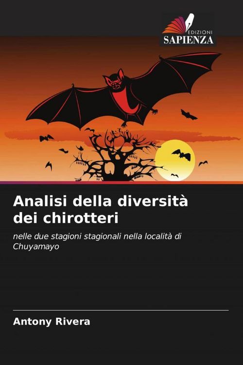 Produktbild: Analisi della diversit&agrave; dei chirotteri