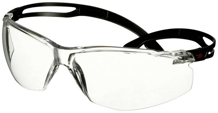 Produktbild: 3M SecureFit SF501AF-BLK Schutzbrille mit Antibeschlag-Schutz, mit Antikratz-Schutz Schwarz