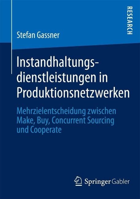 Produktbild: Instandhaltungsdienstleistungen in Produktionsnetzwerken