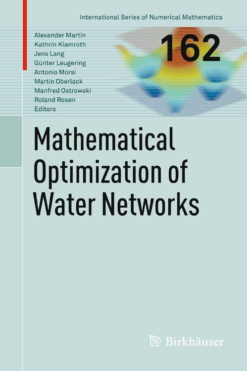 Produktbild: Mathematical Optimization of Water Networks