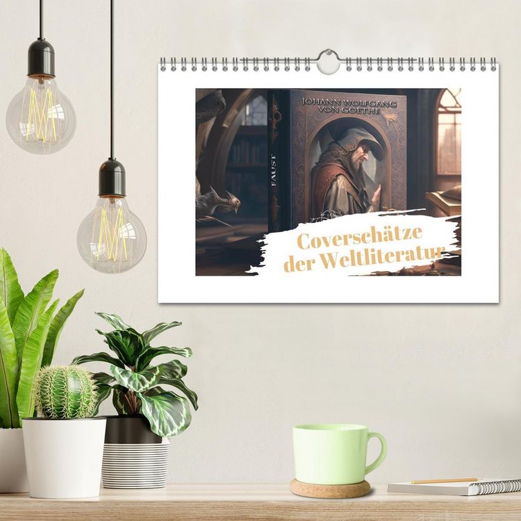 Produktbild: Coversch&auml;tze der Weltliteratur (Wandkalender 2026 DIN A4 quer), CALVENDO Monatskalender