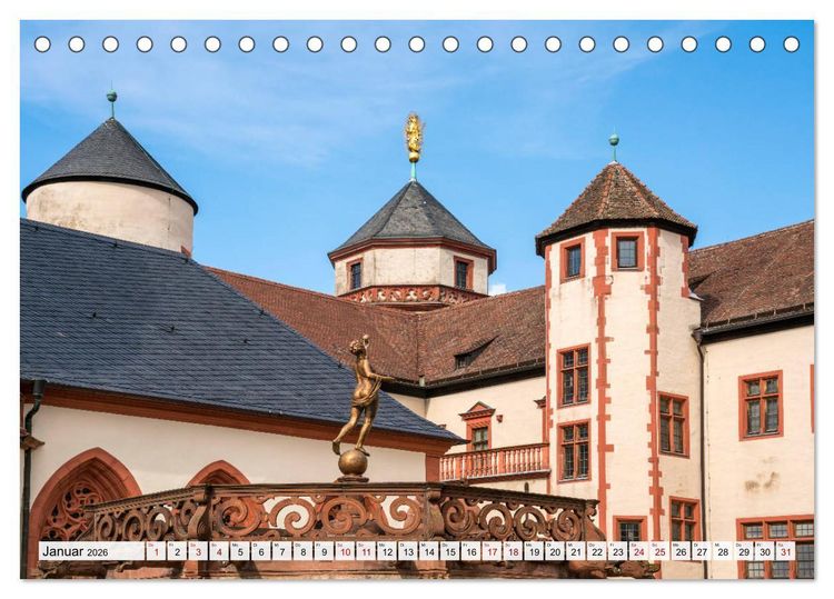 Produktbild: W&uuml;rzburg - Bayern (Tischkalender 2026 DIN A5 quer), CALVENDO Monatskalender