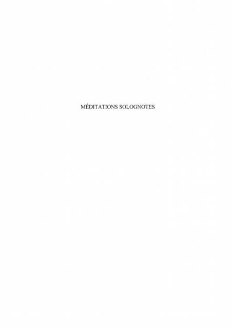 Produktbild: Meditations solognotes