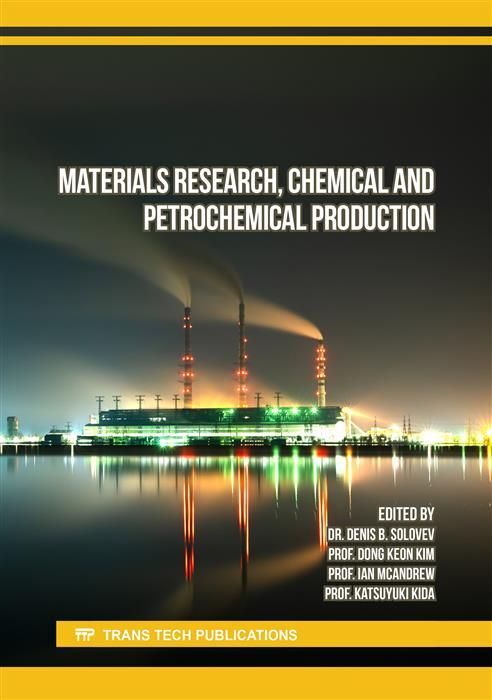 Produktbild: Materials Research, Chemical and Petrochemical Production
