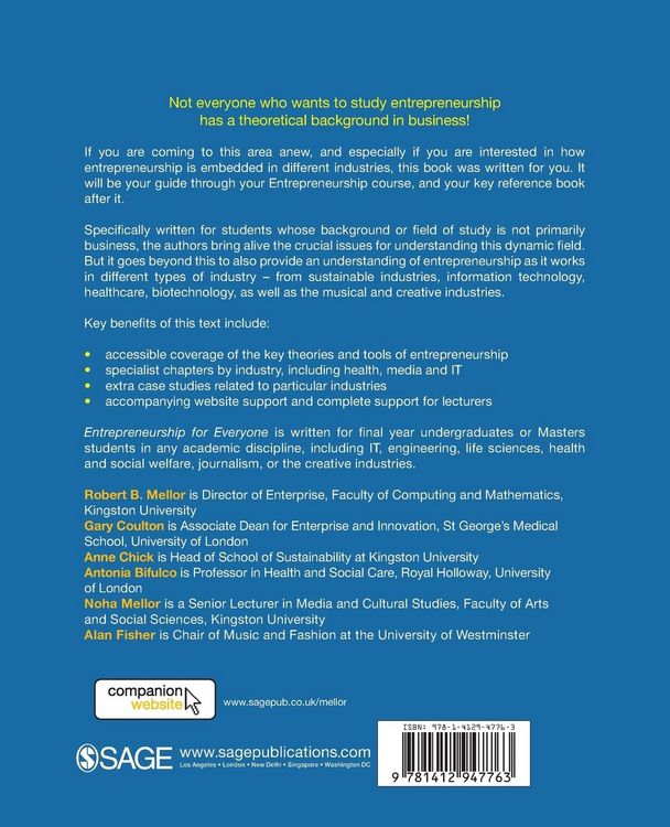 Produktbild: Entrepreneurship for Everyone