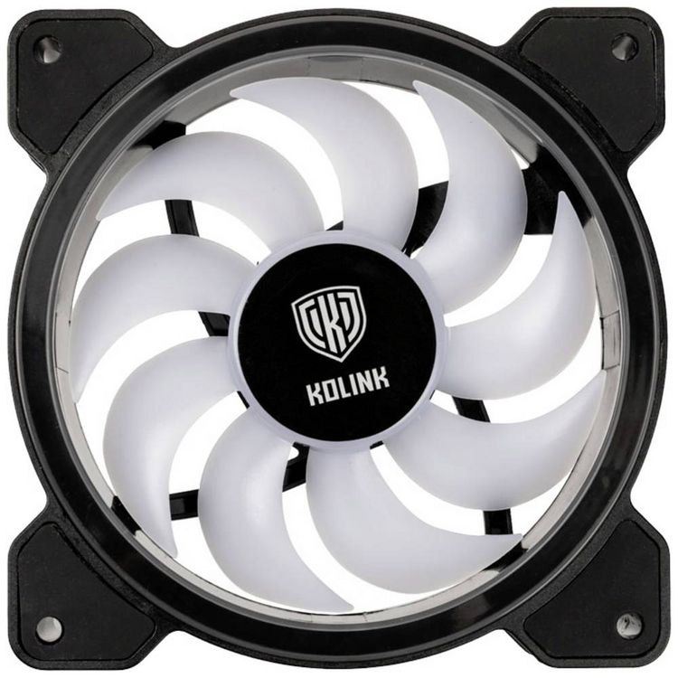 Produktbild: Kolink UMBRA 120mm PC-Geh&auml;use-L&uuml;fter RGB (B x H x T) 120 x 25 x 120mm