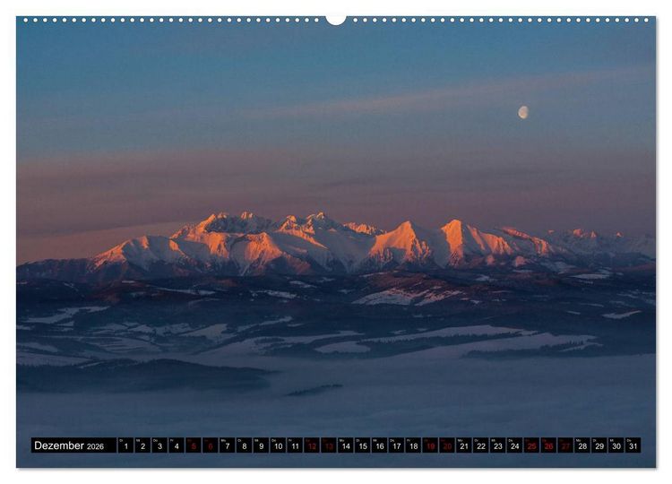 Produktbild: Tatra. Polen und Slowakei (Wandkalender 2026 DIN A2 quer), CALVENDO Monatskalender