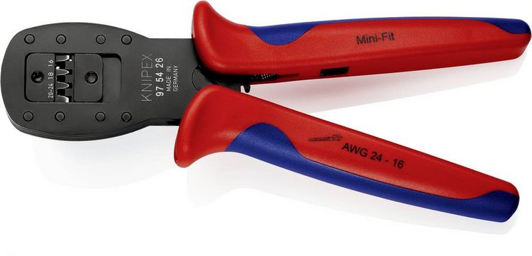 Produktbild: Knipex 97 54 26 Crimpzange Mini-Fit