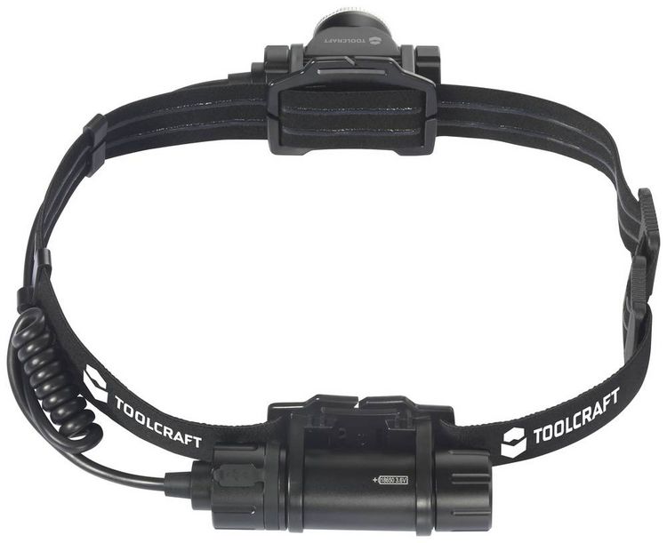Produktbild: TOOLCRAFT TO-7838472 SMD LED Stirnlampe akkubetrieben 1000lm 5.5h TO-7838472