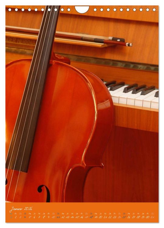 Produktbild: Geliebtes Cello (Wandkalender 2026 DIN A4 hoch), CALVENDO Monatskalender