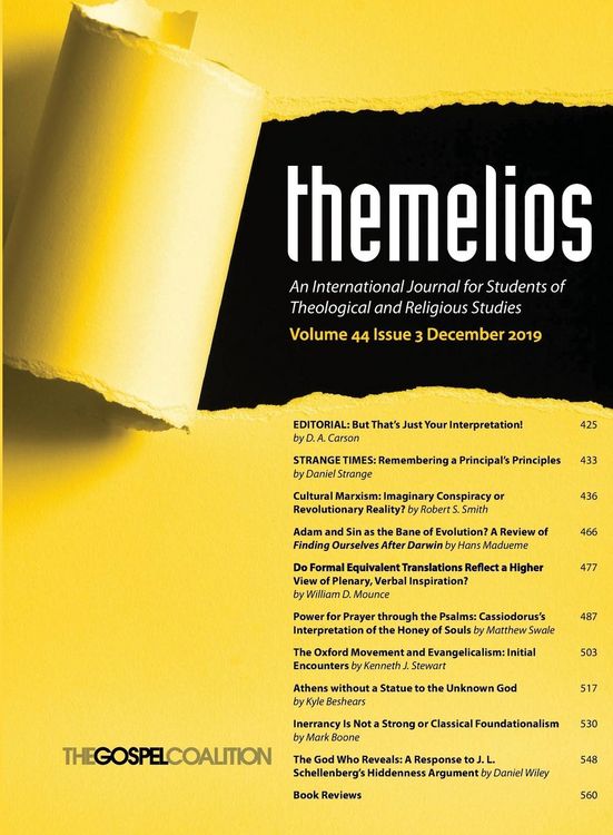 Produktbild: Themelios, Volume 44, Issue 3