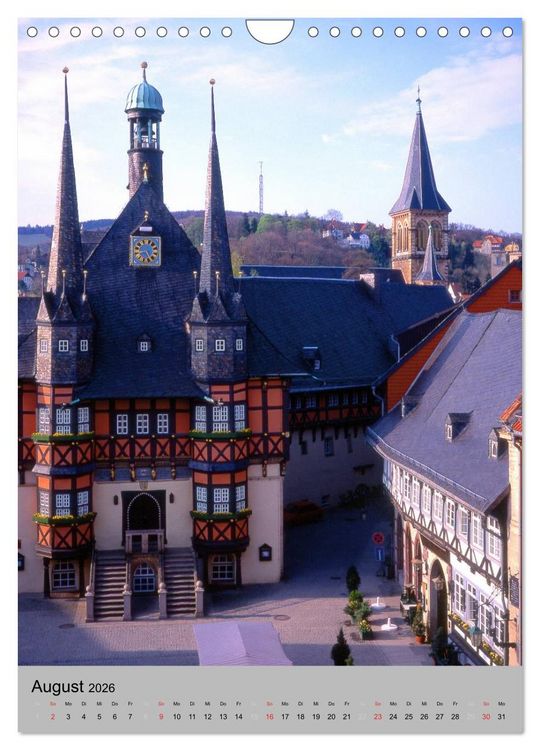 Produktbild: Der Harz und seine Sehensw&uuml;rdigkeiten (Wandkalender 2026 DIN A4 hoch), CALVENDO Monatskalender