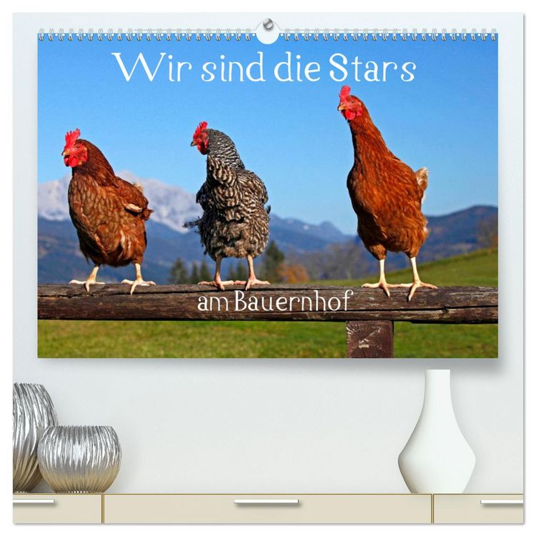 Produktbild: Wir sind die Stars am Bauernhof (hochwertiger Premium Wandkalender 2026 DIN A2 quer), Kunstdruck in Hochglanz