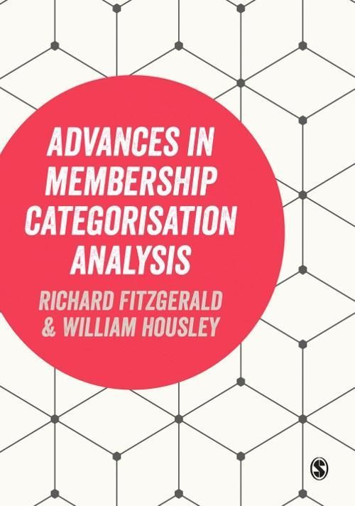 Produktbild: Advances in Membership Categorisation Analysis