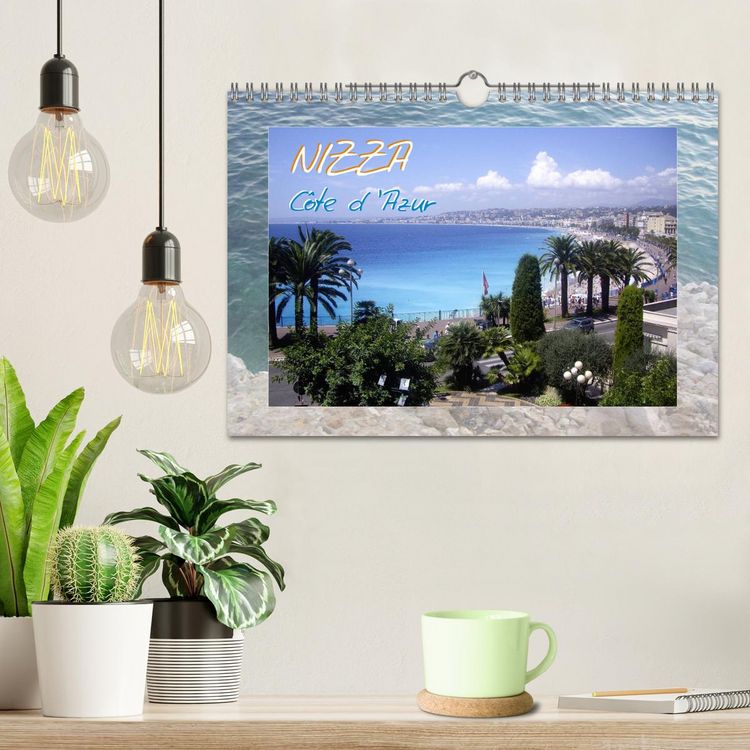 Produktbild: Nizza, C&ocirc;te d'Azur (Wandkalender 2026 DIN A4 quer), CALVENDO Monatskalender