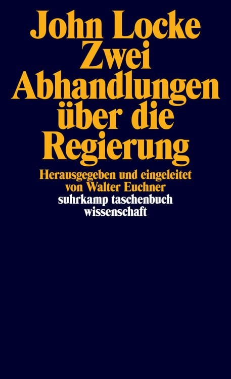 Produktbild: Zwei Abhandlungen &uuml;ber die Regierung