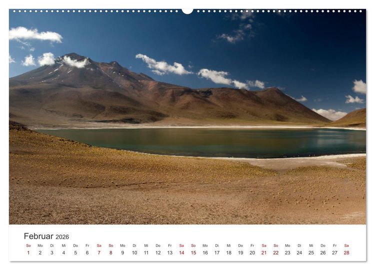 Produktbild: Die Farben der Anden - Argentinien und Chile (Wandkalender 2026 DIN A2 quer), CALVENDO Monatskalender