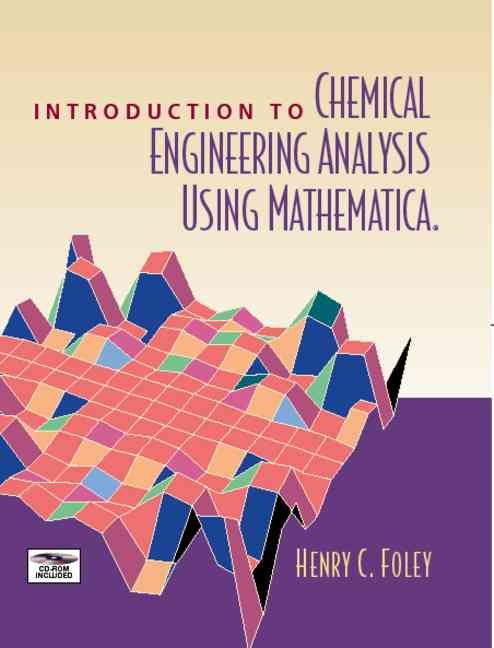 Produktbild: Introduction to Chemical Engineering Analysis Using Mathematica