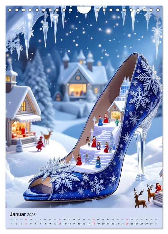 Produktbild: High-Heel-Visionen (Wandkalender 2026 DIN A4 hoch), CALVENDO Monatskalender