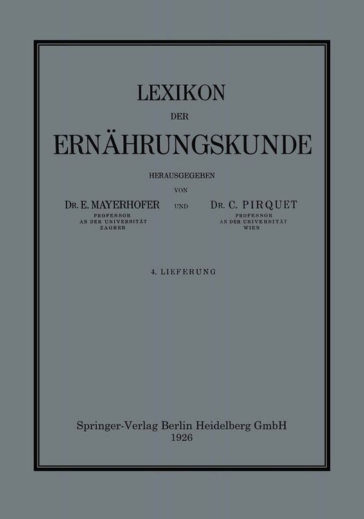 Produktbild: Lexikon der Ern&auml;hrungskunde