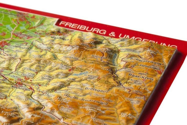 Produktbild: Markgraf, A: Reliefpostkarte Freiburg und Umgebung