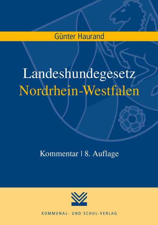 Produktbild: Landeshundegesetz Nordrhein-Westfalen