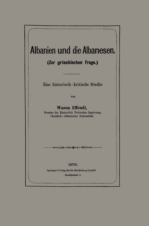 Produktbild: Albanien und die Albanesen