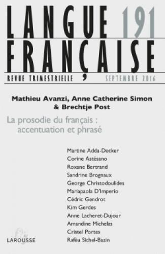 Produktbild: Langue francaise no 191 3 2016 la