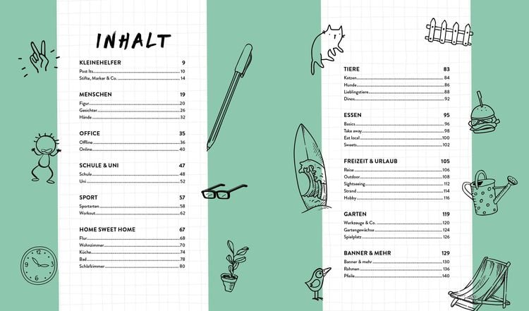 Produktbild: Let's sketch! Super easy! 1500 Sketchnotes