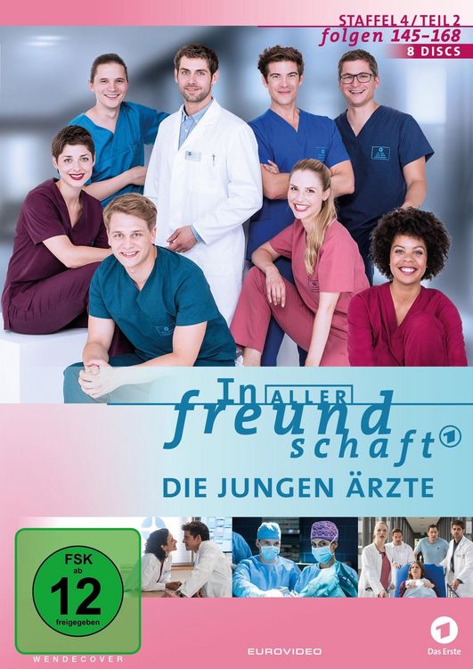 Produktbild: In aller Freundschaft - Die jungen &Auml;rzte - Staffel 4.2/Folgen 145-168 [8 DVDs]