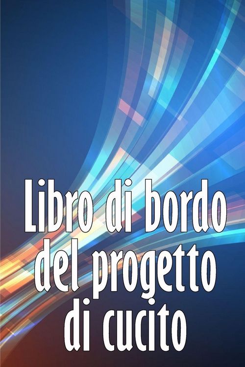 Produktbild: Libro di bordo del progetto di cucito