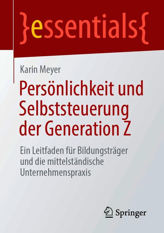 Produktbild: Pers&ouml;nlichkeit und Selbststeuerung der Generation Z
