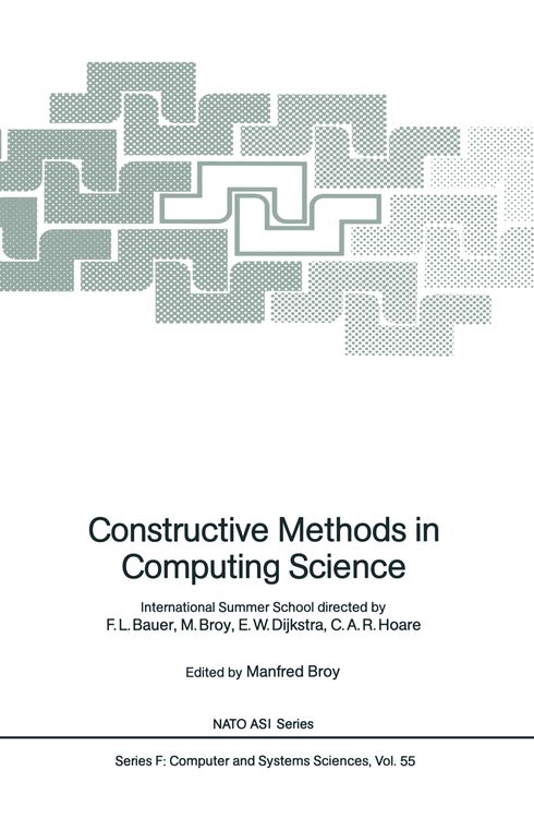 Produktbild: Constructive Methods in Computing Science