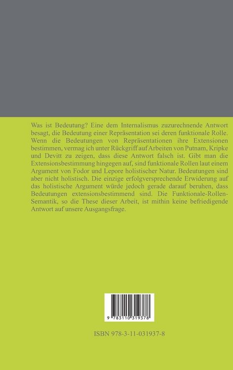 Produktbild: Funktionale-Rollen-Semantik