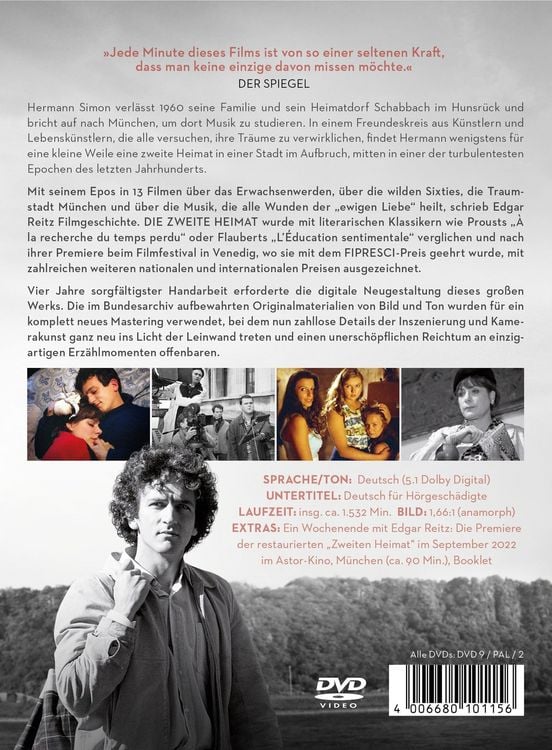 Produktbild: Die zweite Heimat - Chronik einer Jugend - Digital Remastered [7 DVDs]