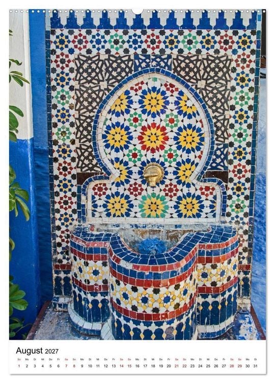 Produktbild: Marokko - Chefchaouen (hochwertiger Premium Wandkalender 2027 DIN A2 hoch), Kunstdruck in Hochglanz