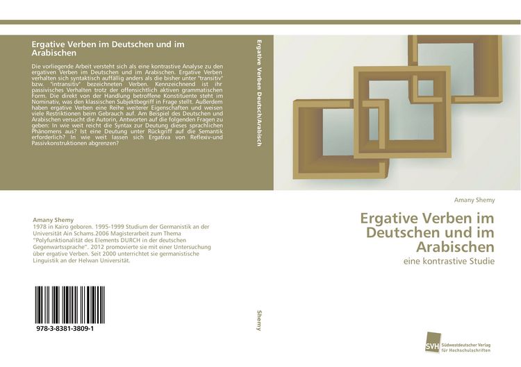 Produktbild: Ergative Verben im Deutschen und im Arabischen