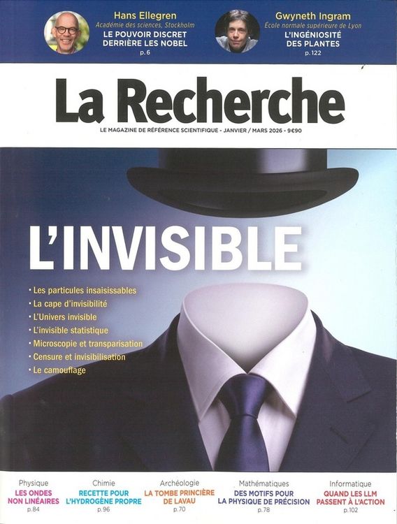 Produktbild: La Recherche N.584 ; l'Invisible