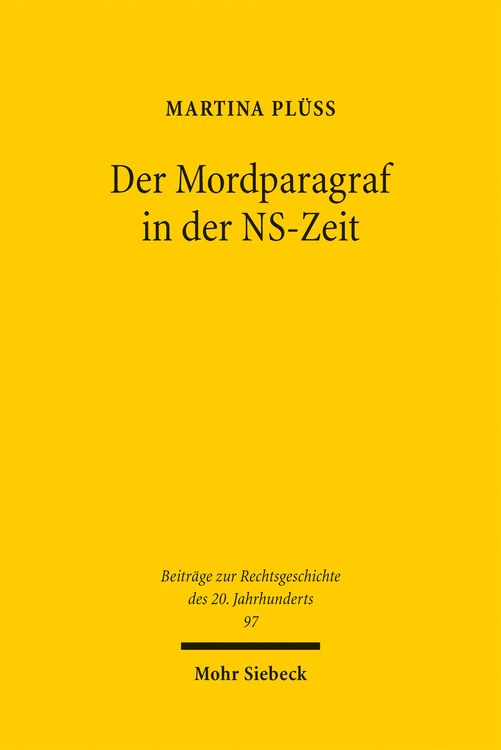 Produktbild: Der Mordparagraf in der NS-Zeit