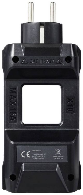 Produktbild: VOLTCRAFT DMA-1LS 16 Messadapter - Dunkelgrau