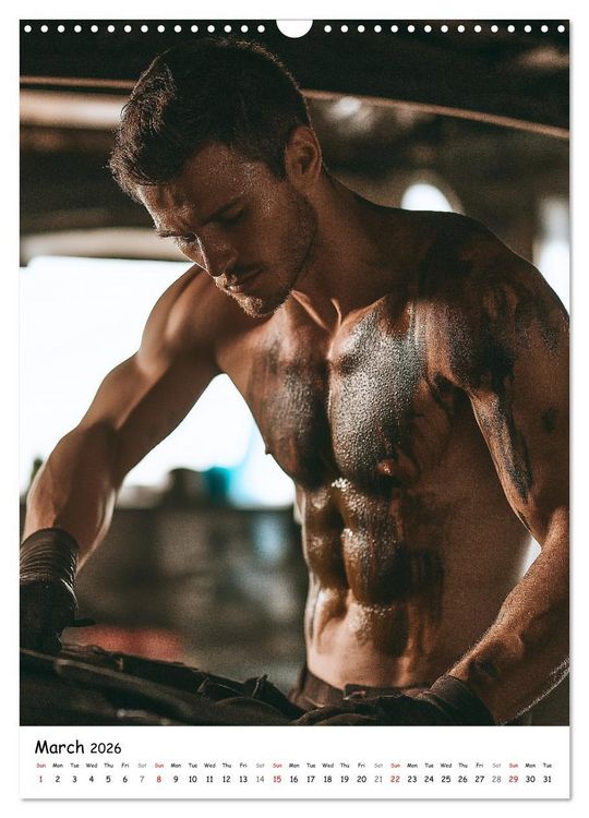 Produktbild: Hot Builders - Hard at Work (Wall Calendar 2026 DIN A3 portrait), CALVENDO 12 Month Wall Calendar
