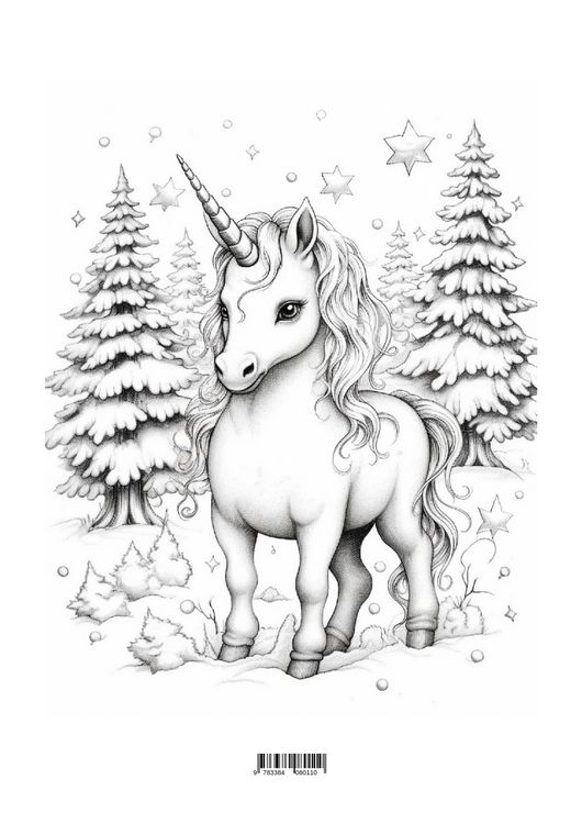 Produktbild: Frohe Einhorn-Weihnachten