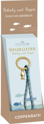 Produktbild: Kurzes Schl&uuml;sselband m. Fischanh. - Schutz und Segen