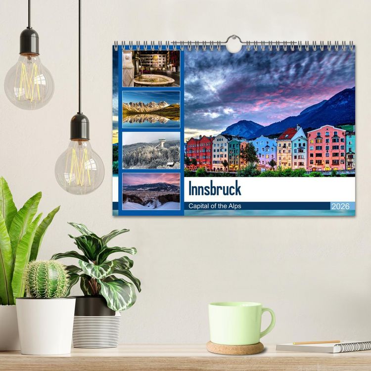 Produktbild: Innsbruck - Capital of the Alps (Wandkalender 2026 DIN A4 quer), CALVENDO Monatskalender