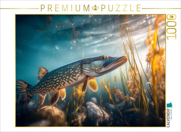 Produktbild: CALVENDO Puzzle Ein Hauch von Unterwasserwildnis | 1000 Teile Lege-Gr&ouml;&szlig;e 64x48cm Foto-Puzzle f&uuml;r gl&uuml;ckliche Stunden