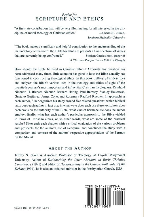 Produktbild: Scripture and Ethics