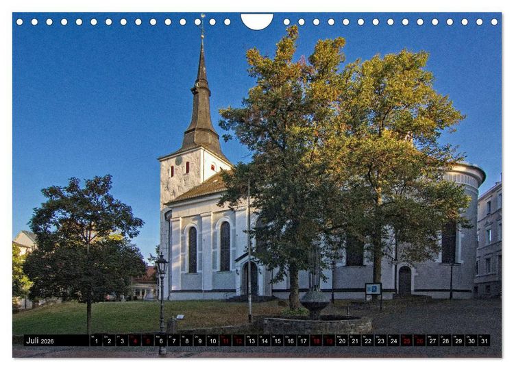 Produktbild: Stadtansichten L&uuml;denscheid, die Oberstadt (Wandkalender 2026 DIN A4 quer), CALVENDO Monatskalender
