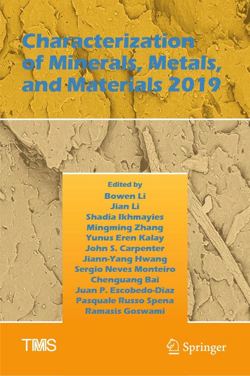 Produktbild: Characterization of Minerals, Metals, and Materials 2019