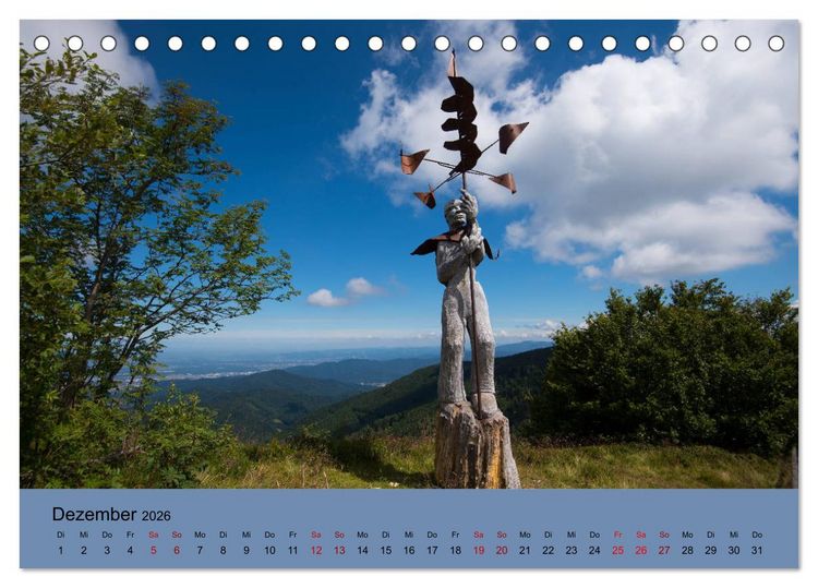 Produktbild: Wundervolles Freiburg (Tischkalender 2026 DIN A5 quer), CALVENDO Monatskalender