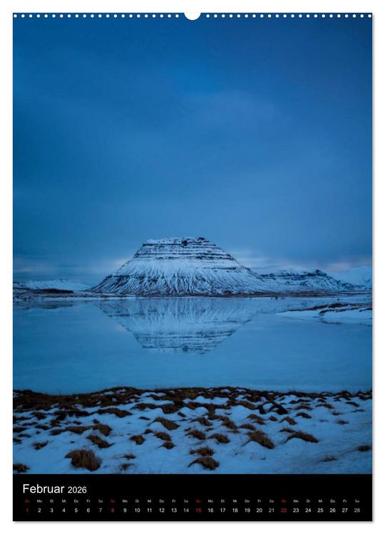 Produktbild: Island - Wundervolle Landschaften (Wandkalender 2026 DIN A2 hoch), CALVENDO Monatskalender
